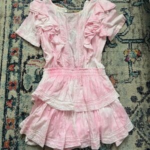 LoveShackFancy Natasha Heritage Mini Dress